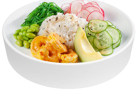 Поке с креветками