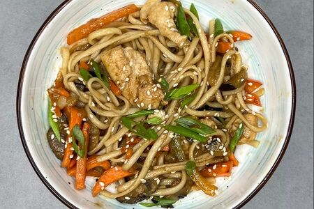 Удон с овощами