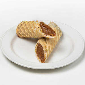 Трубочка с варёной сгущёнкой