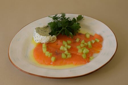 Лосось слабой соли