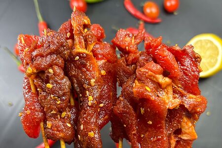 Мини-шашлычок Острое филе говядины