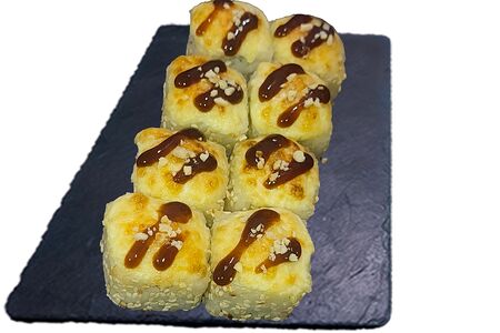 Запеченный ролл с кальмаром