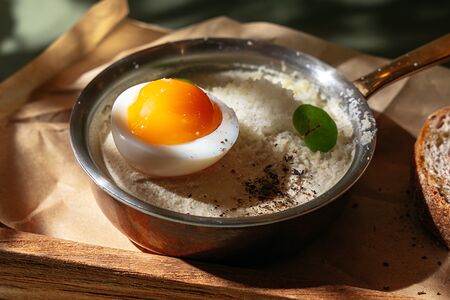 Форшмак из селедки со снегом из яблок