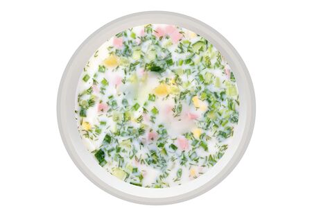 Окрошка на кефире