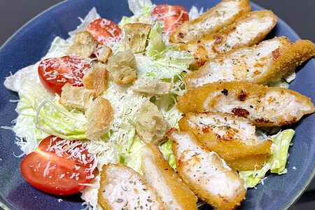 Цезарь с хрустящим цыплёнком