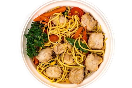 Лапша с курицей