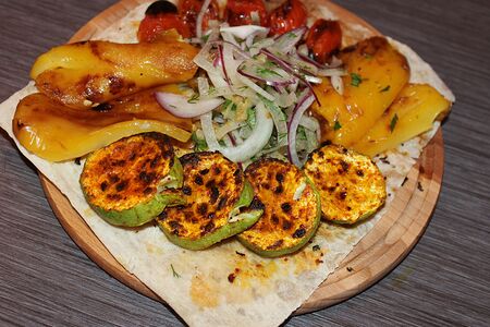 Овощи на мангале