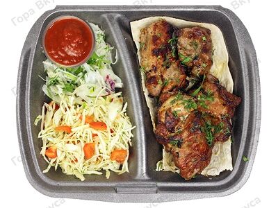 Шейка свинины на углях (гарнир2)