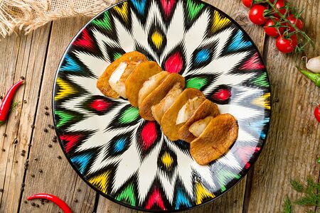 Картофель с курдюком