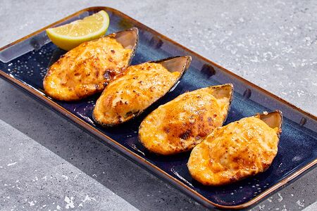 Запеченные мидии