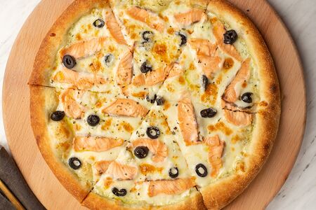 Пицца С семгой слабосоленой