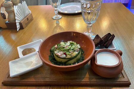 Окрошка на квасе