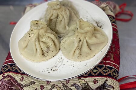 Хинкали свинo-говяжьи