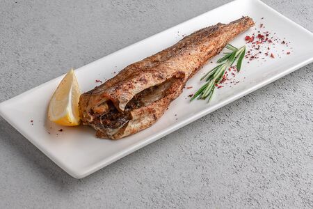 Минтай жареный