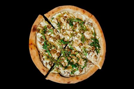 Пицца Грибы и курица