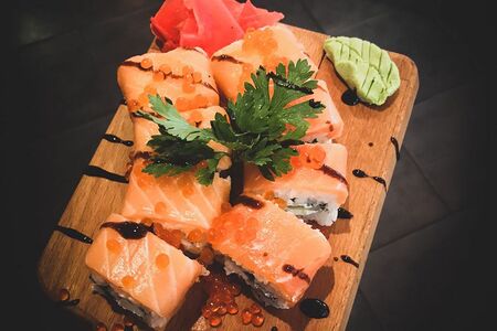 Филадельфия с копченым лососем