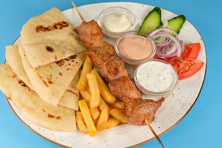 Сувлаки с курицей