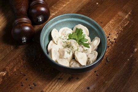 Пельмени cвинo-говяжьи