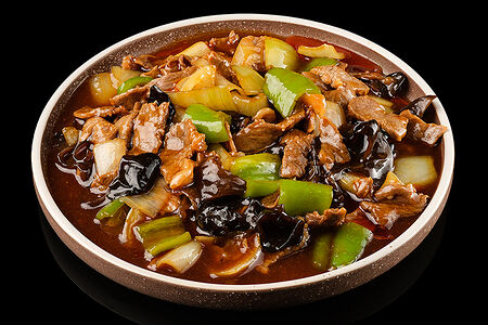 Баранина с овощами