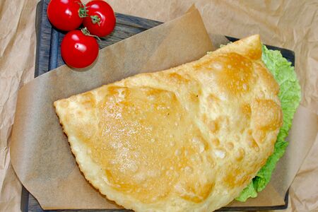 Чебурек с сыром сулугуни