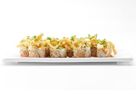 Темпура кальмар с соусом халапеньо