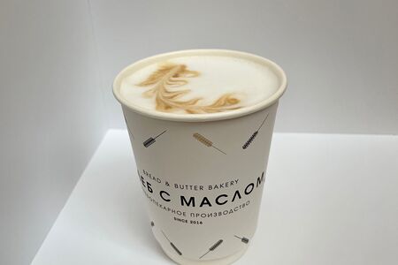 Латте Малина-банан на кокосовом