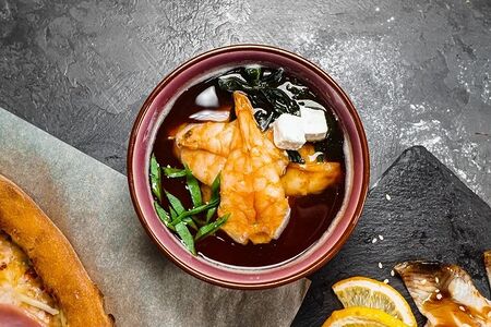 Мисо с креветкой