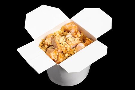 Удон с курицей