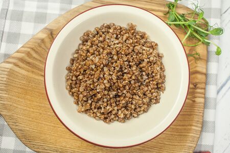 Отварная гречка