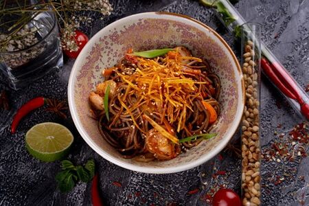 Соба с овощами