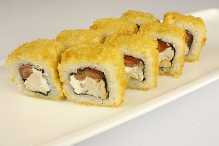 Жареный с курицей