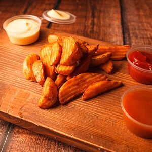 Картофель по-деревенски большой