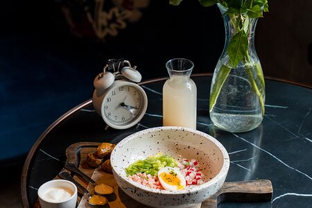 Окрошка с тамбовским окороком