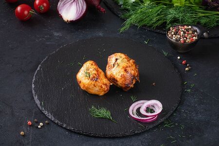 Шашлык из филе куриной грудки