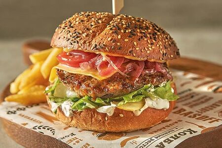 Бургер с ягненком