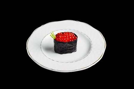 Гункан с красной икрой