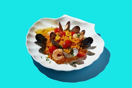 Паэлья с морепродуктами