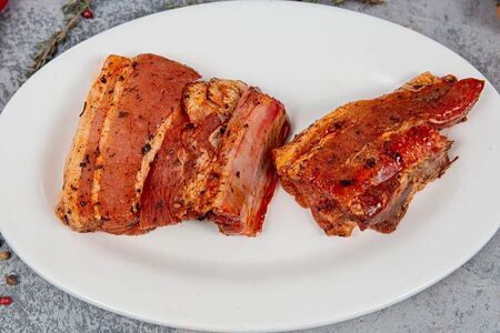 Свиные ребра в маринаде