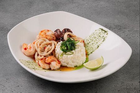 Ризотто с морепродуктами