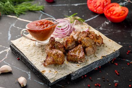 Шашлык из свиной шеи