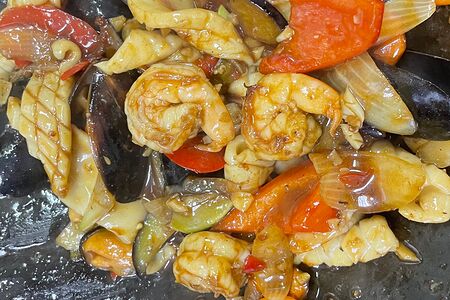 Premium sote из морепродуктов