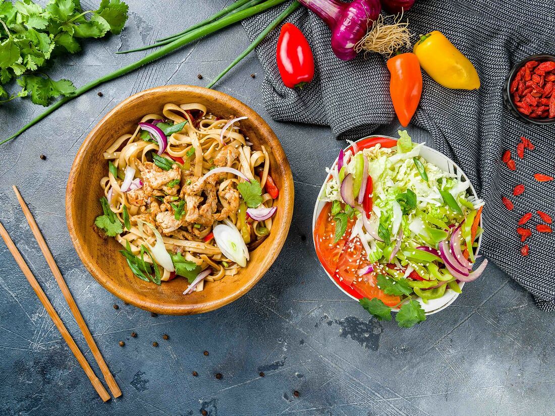 Пицца & лапша