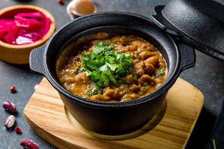 Лобио из красной фасоли