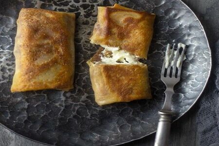 Блинчики с творогом