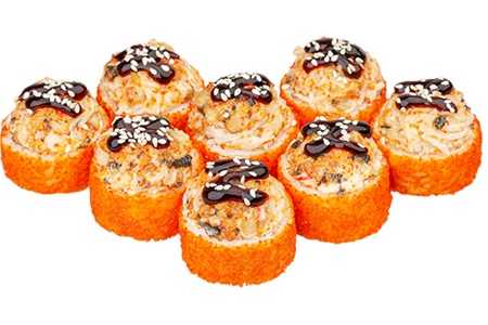 Ролл Угорь Тамаго