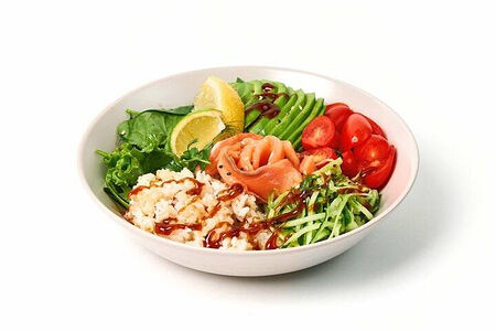 Поке с лососем