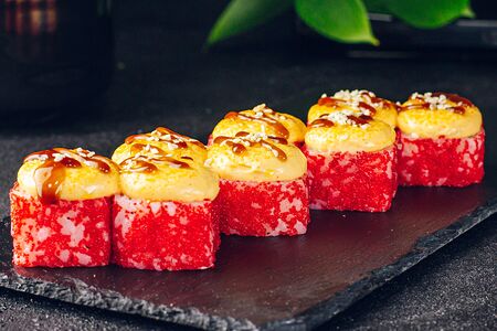 Ролл Запеченная Калифорния с крабом