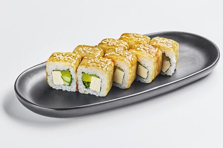 Баклажан и копченый тофу