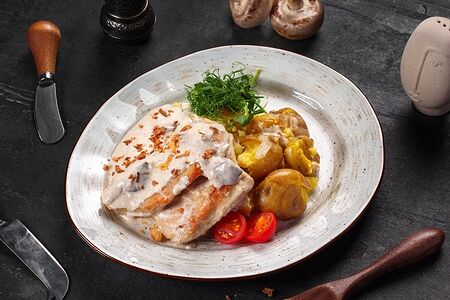 Медальоны из индейки