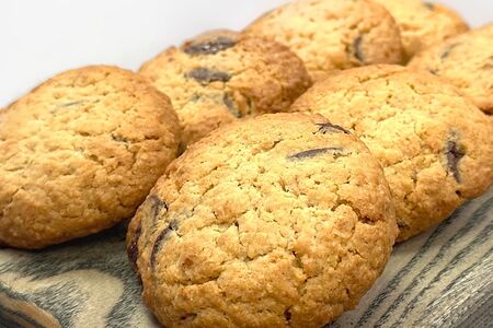 Овсяное печенье с шоколодом